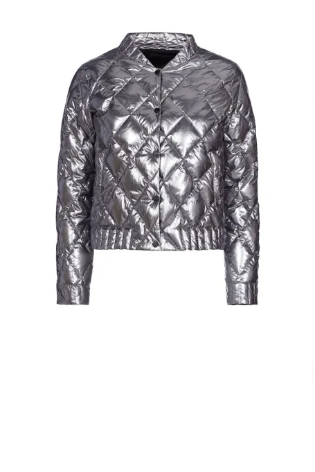 Lekka kurtka puchowa dwustronna deseń Lekka kurtka puchowa dwustronna deseń