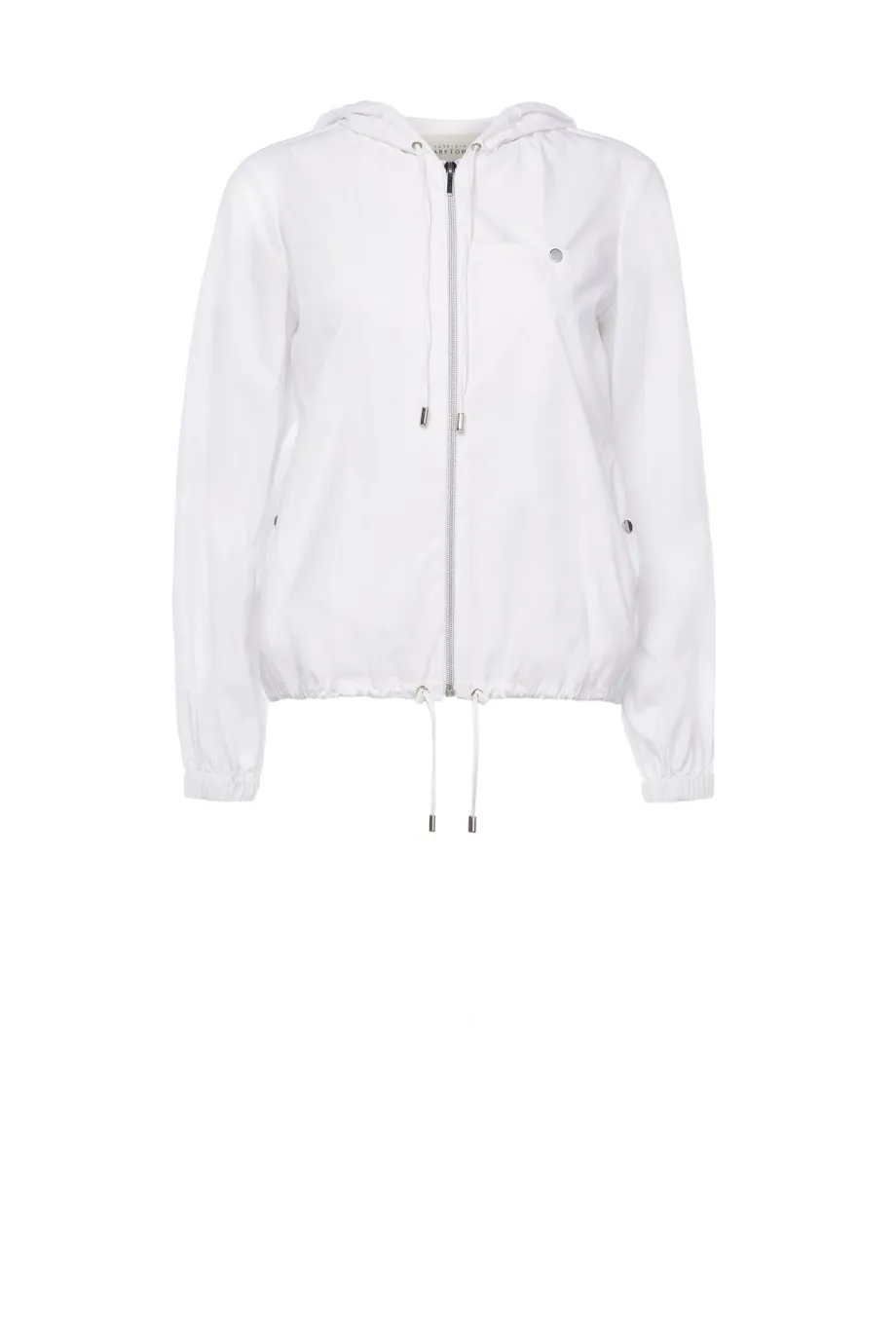 Biała krótka kurtka z kapturem Biała krótka kurtka z kapturem