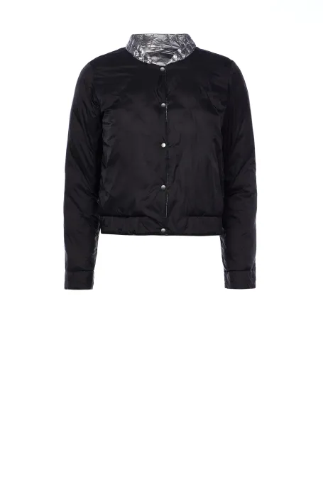 Lekka kurtka puchowa dwustronna deseń Lekka kurtka puchowa dwustronna deseń