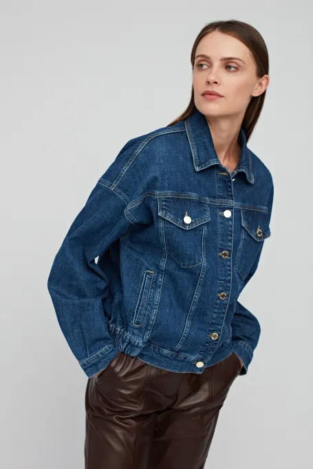 Kurtka jeans niebieski Kurtka jeans niebieski