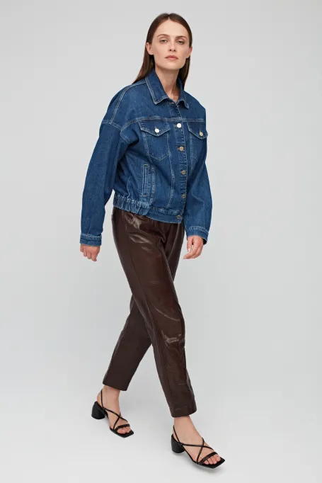 Kurtka jeans niebieski