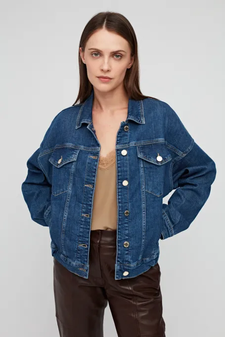 Kurtka jeans niebieski