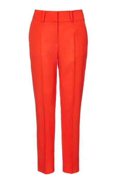 Czerwone eleganckie spodnie do garnituru Czerwone eleganckie spodnie do garnituru