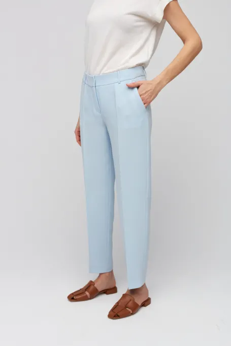 Błękitne spodnie lotto do garnituru