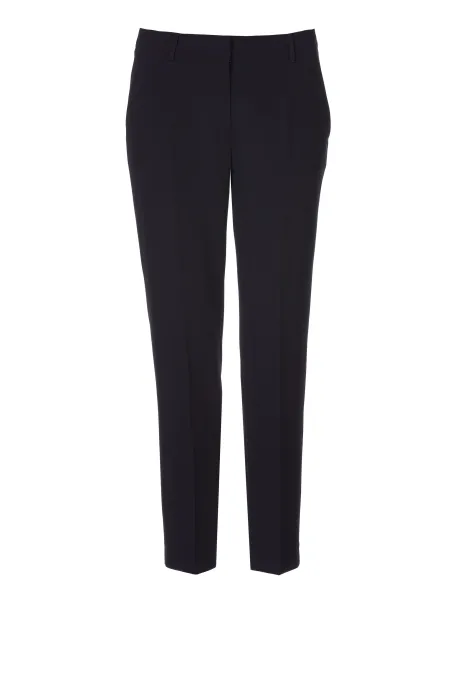 Granatowe spodnie do garnituru