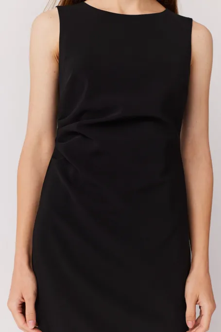 Czarna sukienka maxi