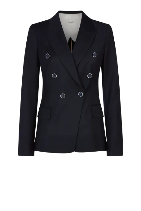 Granatowy żakiet dwurzędowy do garnituru Sophie