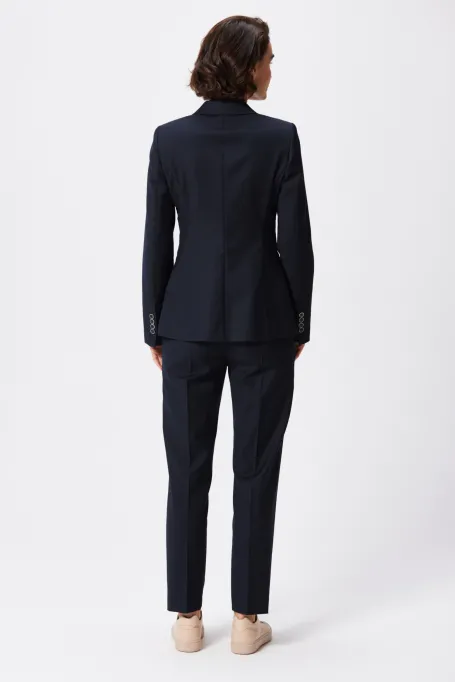 Granatowy żakiet dwurzędowy do garnituru Sophie