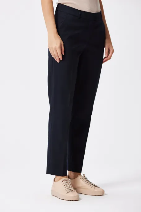 Granatowe wełniane spodnie do garnituru Lotto Granatowe wełniane spodnie do garnituru Lotto