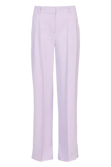 Szerokie spodnie do garnituru fioletowy