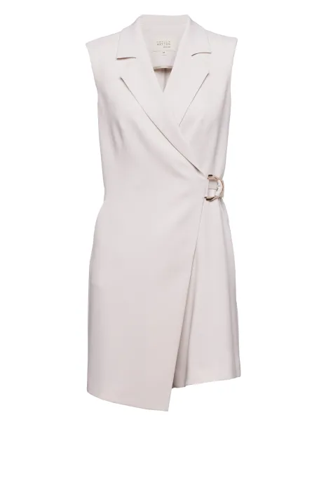 Kombinezon z szortami beż