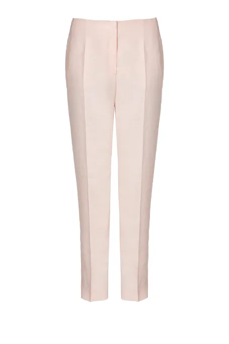 Spodnie z lnem Lotto do garnituru beż