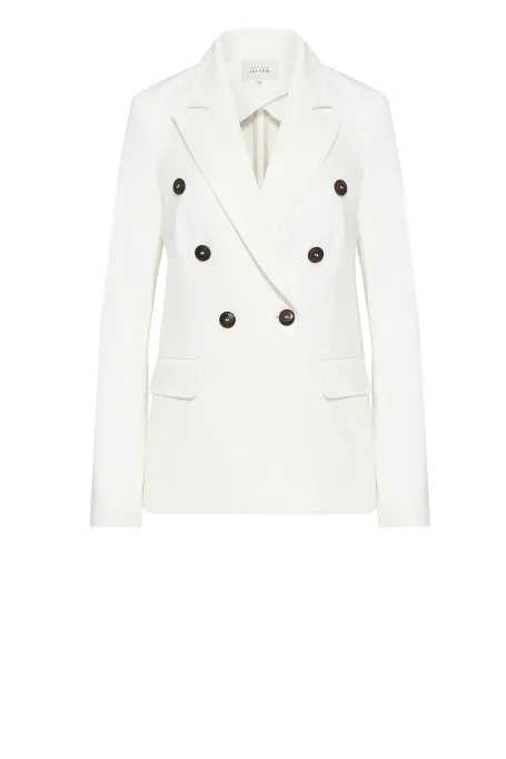 Biały żakiet do garnituru