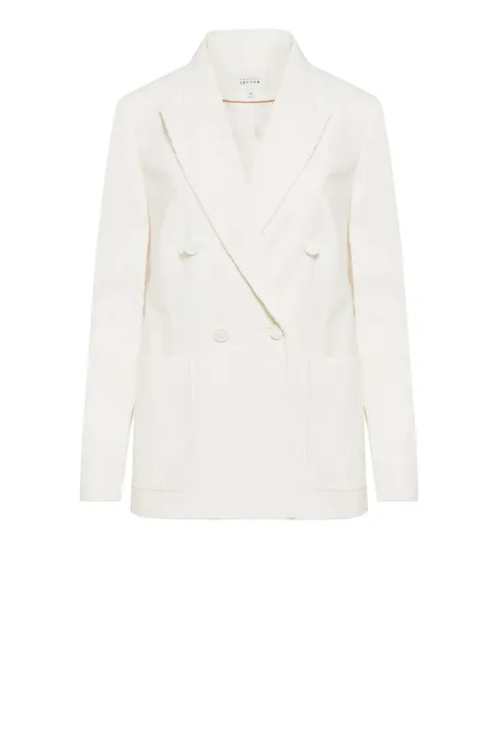 Biały żakiet do garnituru