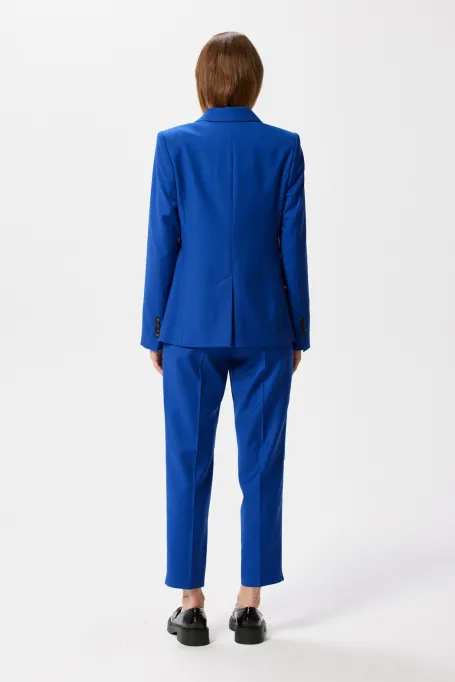 Wełniany żakiet do garnituru niebieski