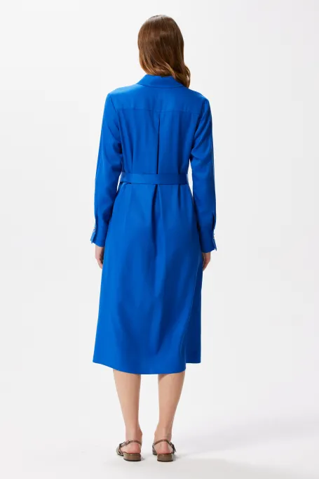 Szmizjerka z paskiem niebieski