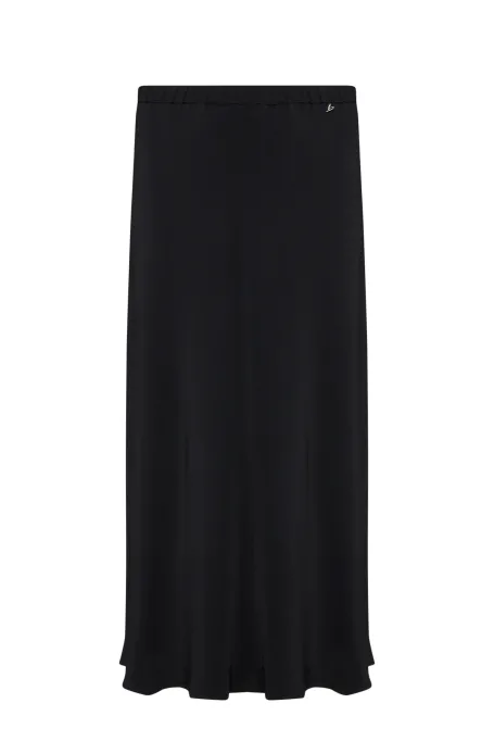 Czarna spódnica midi