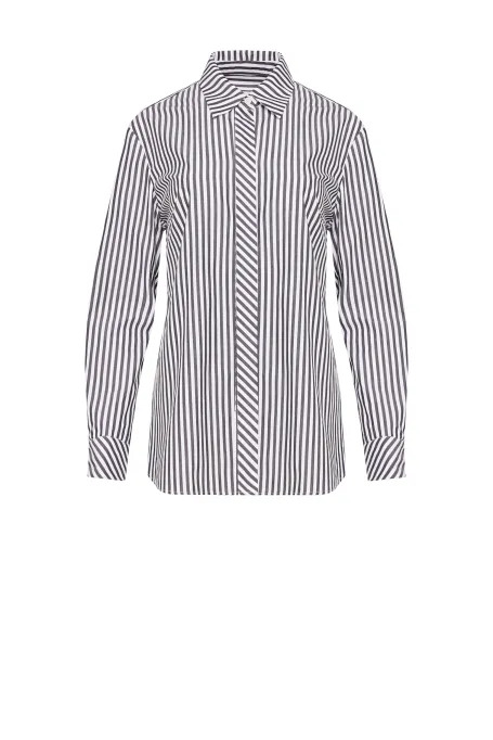 Bawełniana koszula w paski deseń