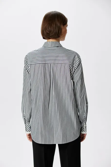 Bawełniana koszula w paski deseń