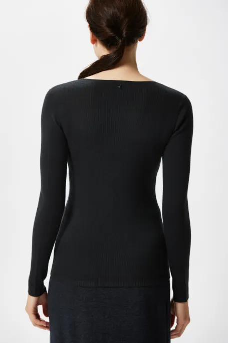 Szara bluzka z jedwabiem Emilly 