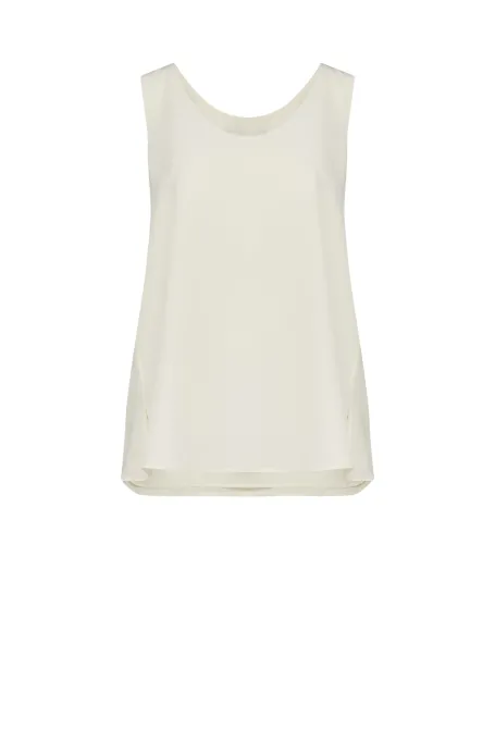 Biała bluzka z jedwabiu