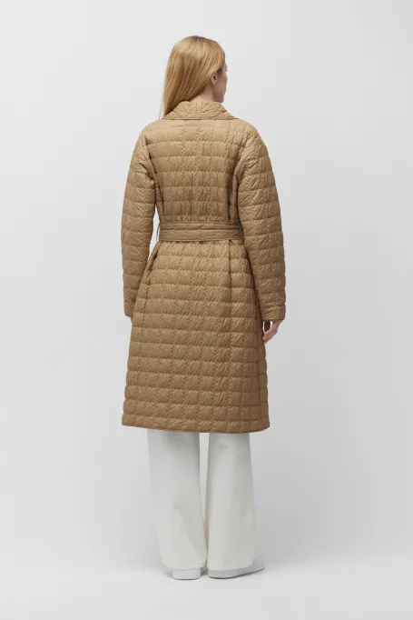 Kurtka puchowa z wypełnieniem z wełny wielbłądziej damska - Patrizia Aryton