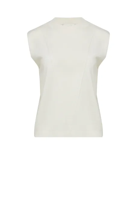 Biała bluzka z wełny merynosowej Biała bluzka z wełny merynosowej