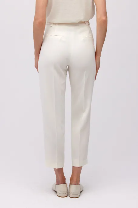 Białe spodnie Lotto do garnituru