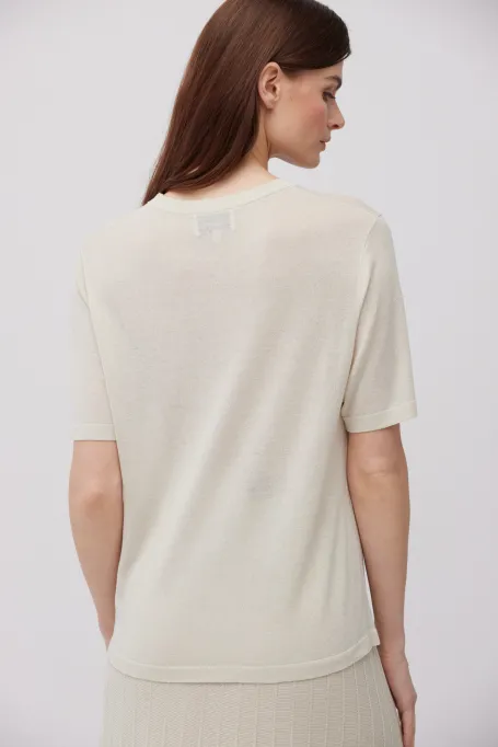 Bluzka ze srebrną nitką