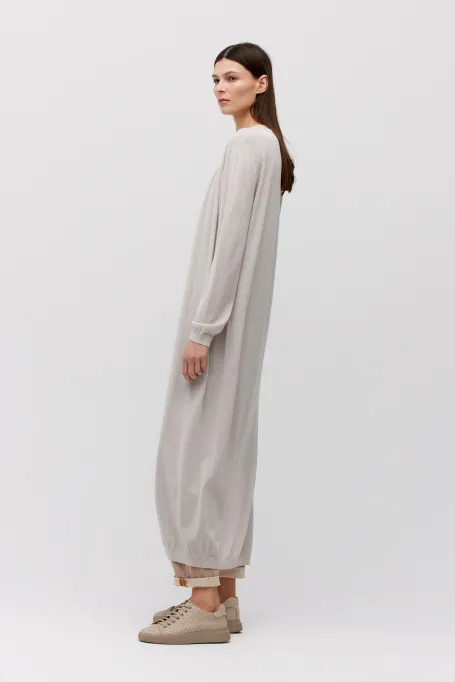 Długi wełniany kardigan damski - Patrizia Aryton