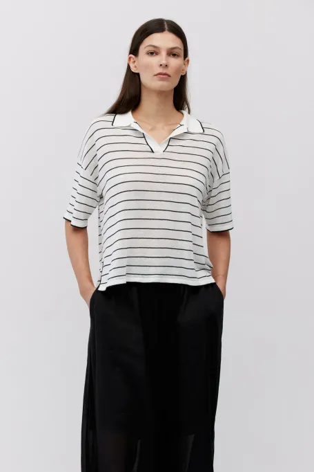 Bluzka polo w paski