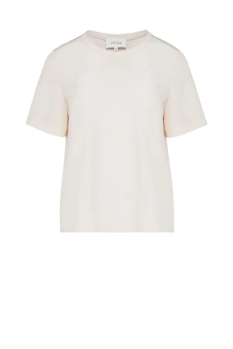 Bluzka nude z jedwabiem Brigitte