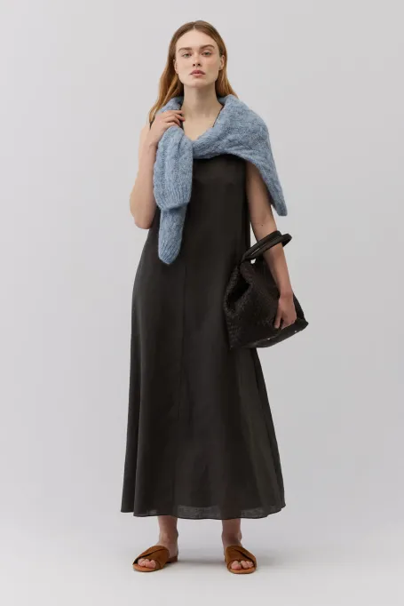 Lniana sukienka maxi - Patrizia Aryton