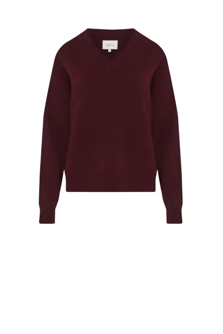 Luźny sweter z kaszmirem i wełną merino