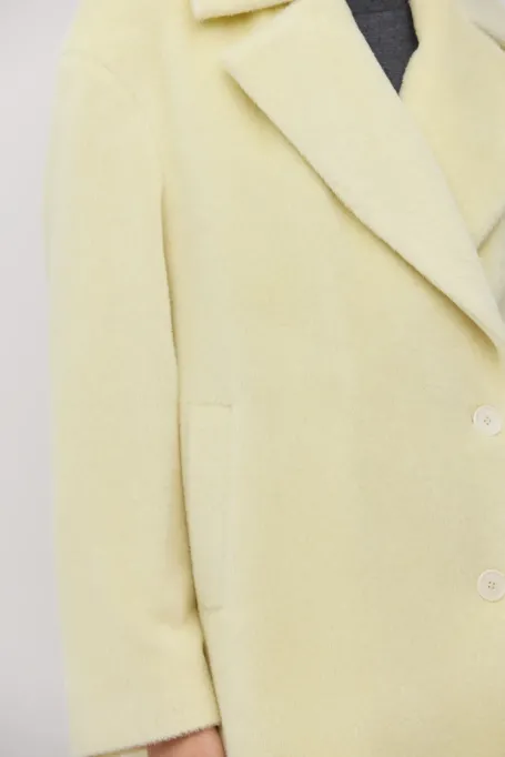 Kurtka z wełną baby suri alpaki 