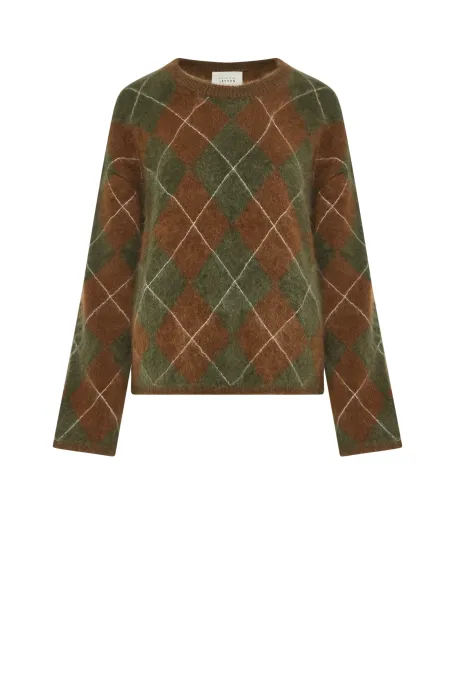 Sweter z kaszmiru zielony