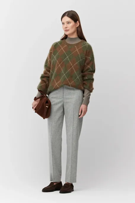 Sweter z kaszmiru zielony