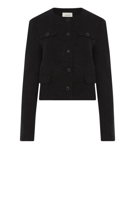 Żakiet pudełkowy czarny