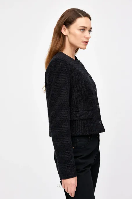 Żakiet pudełkowy czarny