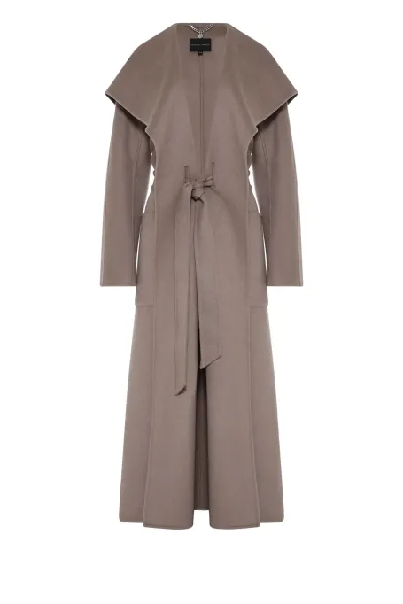 Płaszcz z jedwabiem doubleface damski - Patrizia Aryton