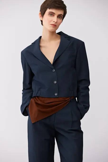 Apaszka ze skóry zamszowej