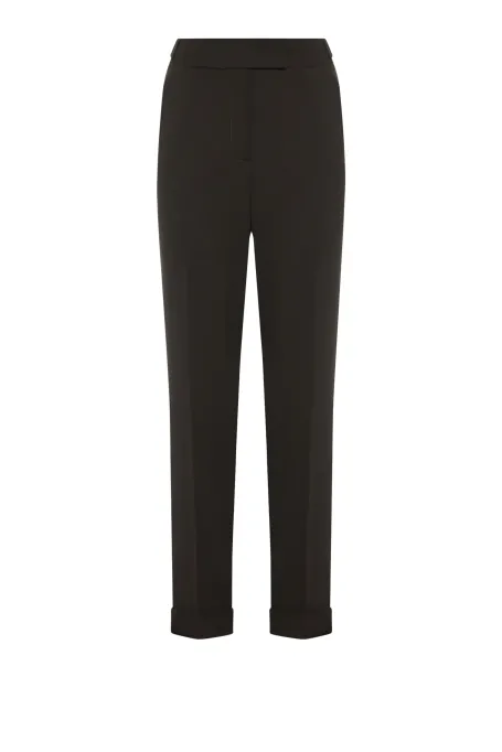 Wełniane spodnie do garnituru damskie - Patrizia Aryton