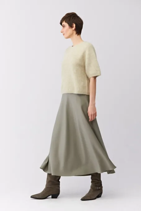 Wełniana spódnica midi - Patrizia Aryton