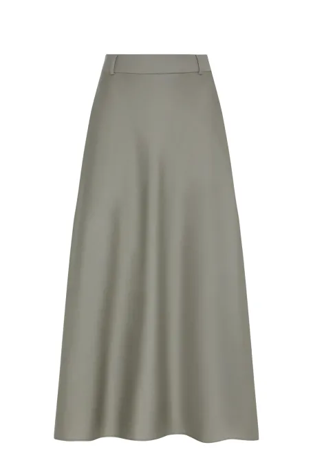 Wełniana spódnica midi - Patrizia Aryton