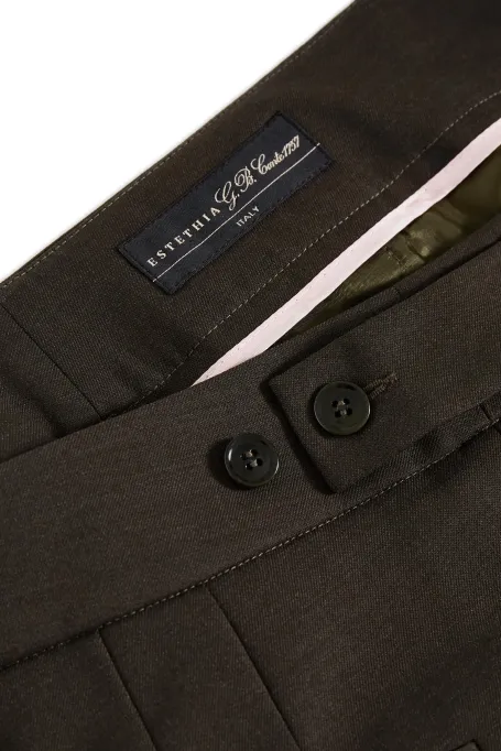 Wełniane spodnie do garnituru damskie - Patrizia Aryton