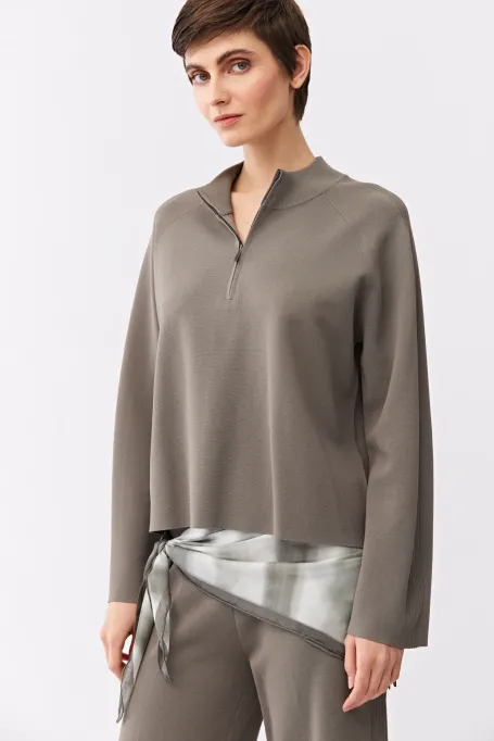 Bluza z dzianiny damska - Patrizia Aryton