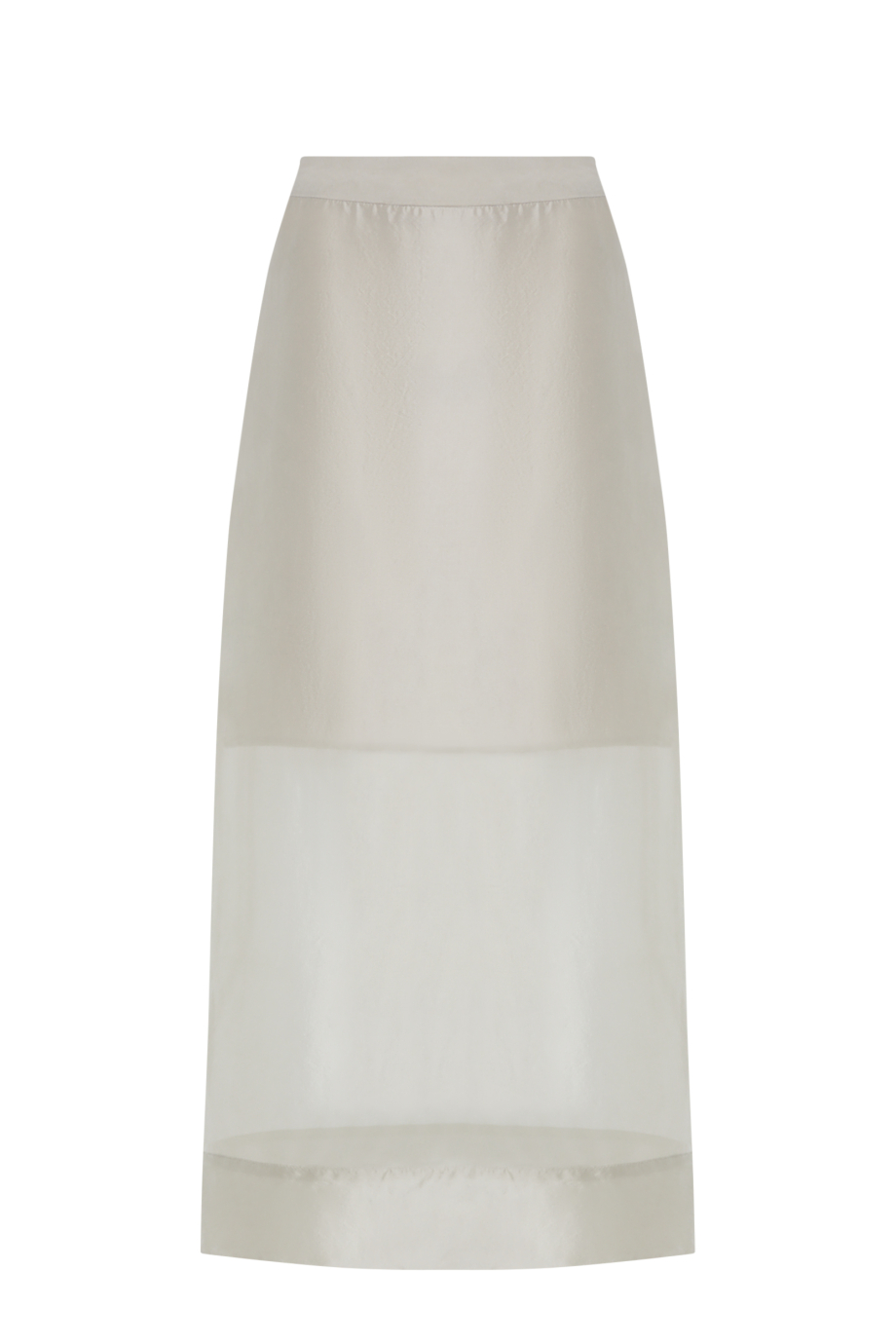 Transparentna spódnica z domieszką jedwabiu Transparentna spódnica z domieszką jedwabiu