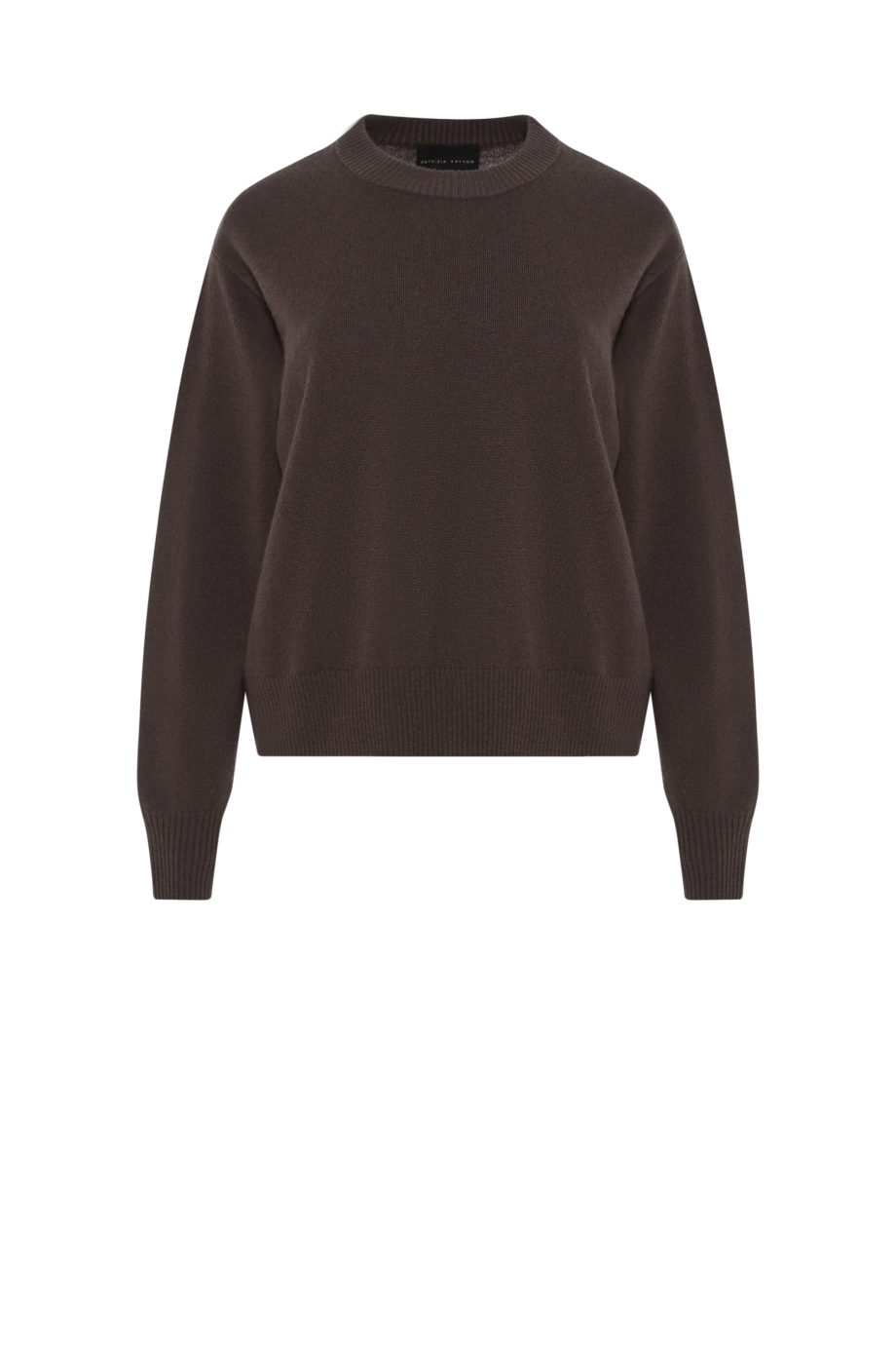 Brązowy sweter z wełny merynosowej Brązowy sweter z wełny merynosowej