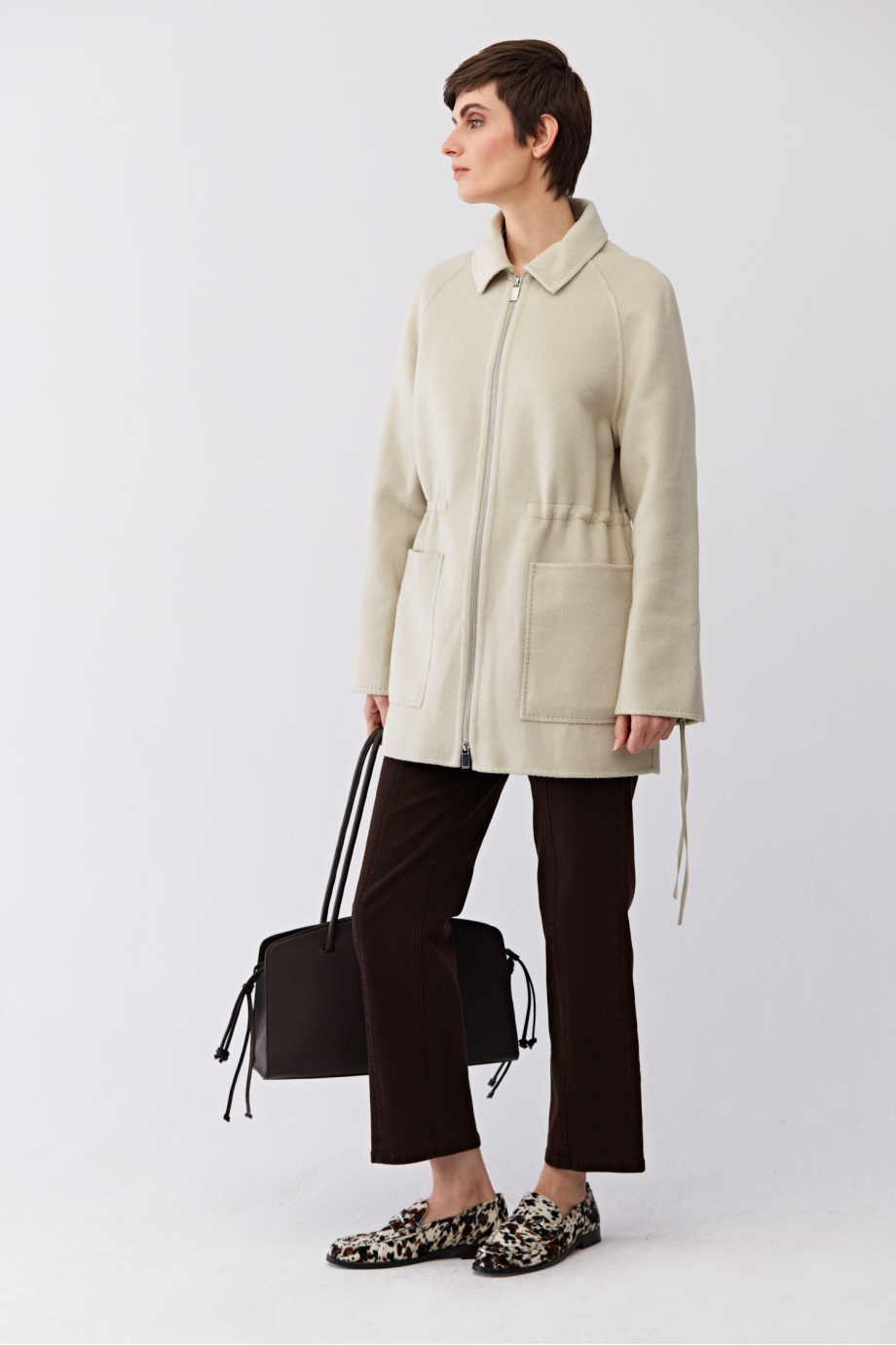 Jasnozielona kurtka z jedwabiem doubleface Jasnozielona kurtka z jedwabiem doubleface