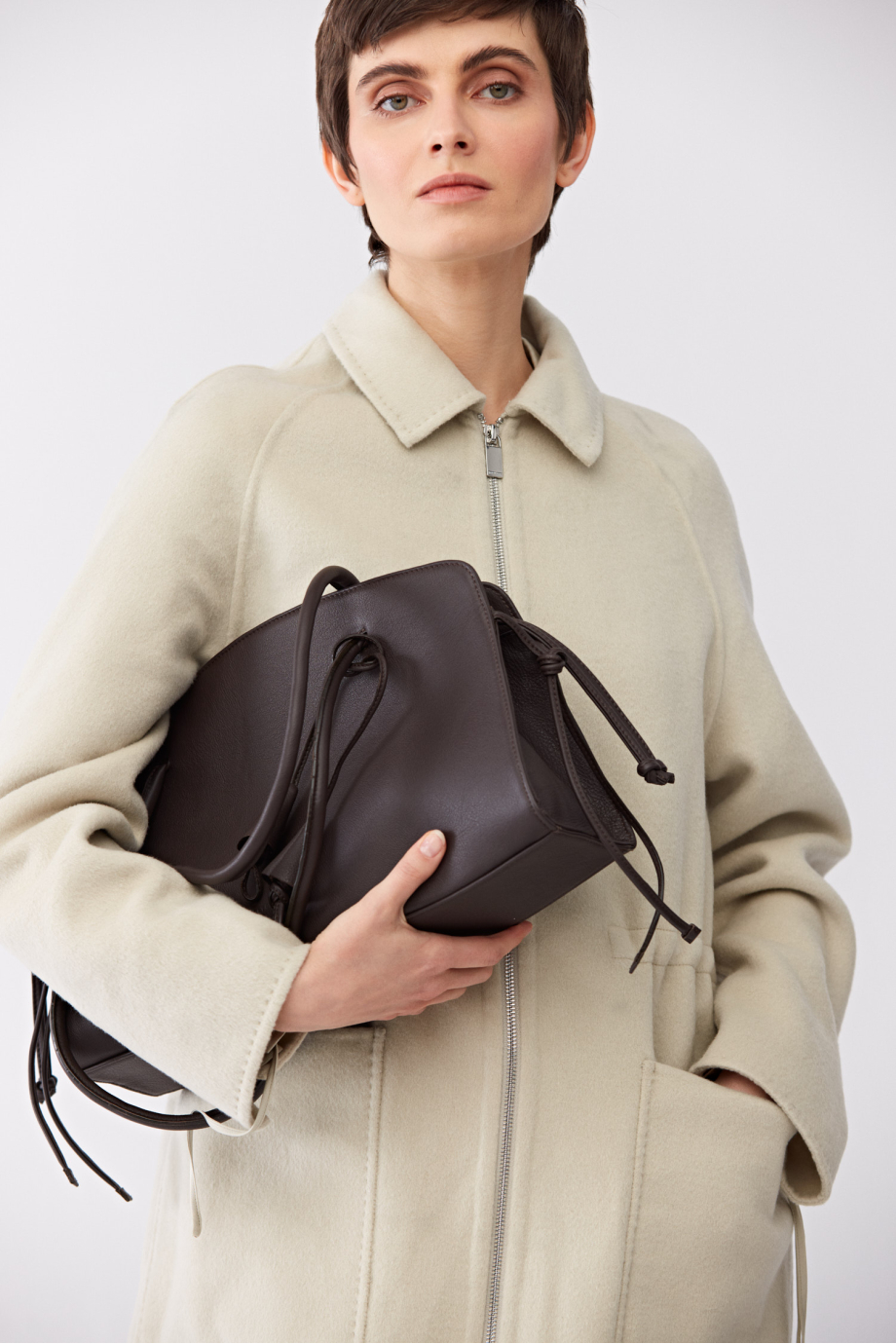 Jasnozielona kurtka z jedwabiem doubleface Jasnozielona kurtka z jedwabiem doubleface